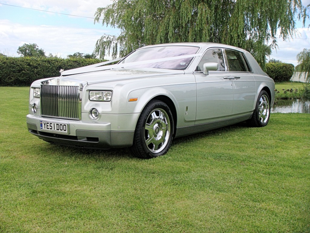 Rolls Royce Phantom with Sash for Wedding