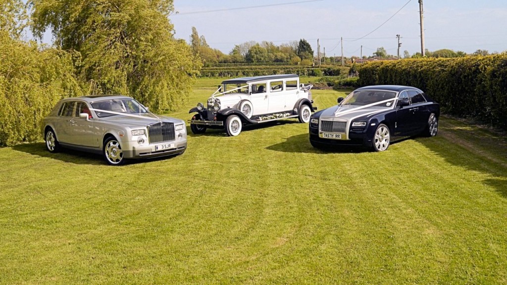 3 wedding cars for hire