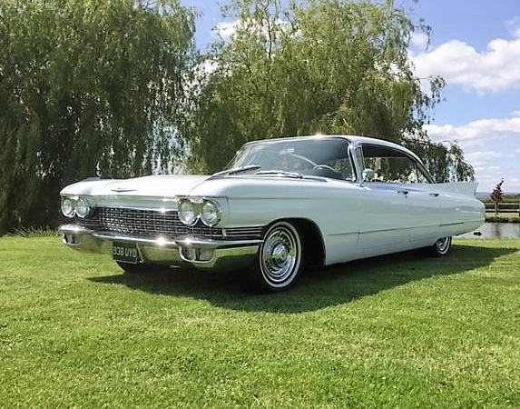 1960S Classic Cadillac Car vintage style 